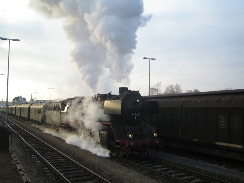 50 3655 an einem kalten Dezember Tag im Jahr 2006