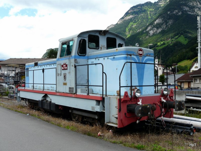 - Diesellok BB 71010 in Fl�elen am 19.07.2009 