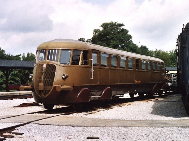 Fiat railcar Aln 56 1903 (from Italy) to train East