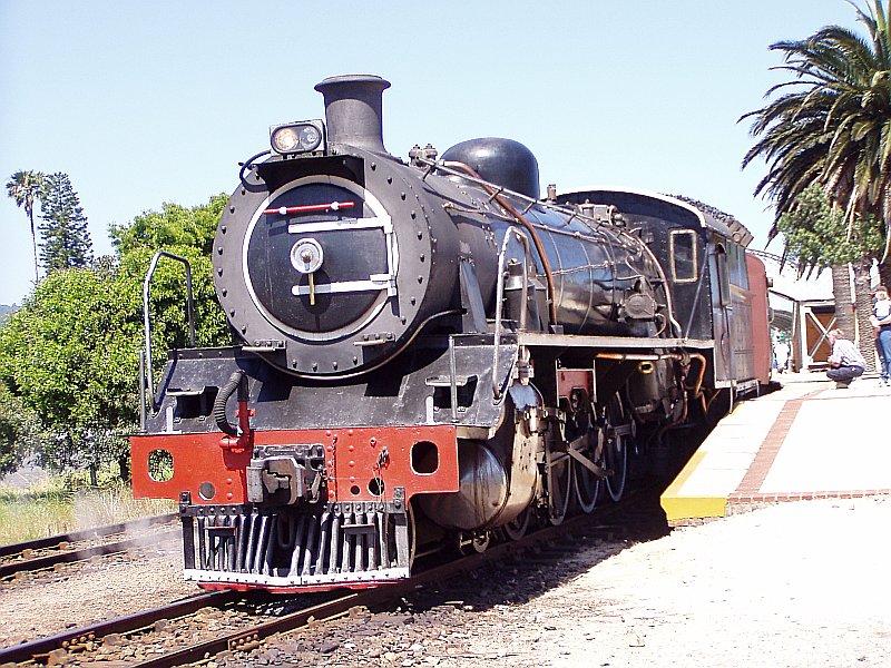 Choo Tjoe im Bahnhof von Knysna 