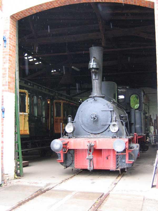 Preu�ische T3 ex Prenzlauer Kreisbahn Nr. PK3; Eisenbahnmuseum Lokschuppen Aum�hle,