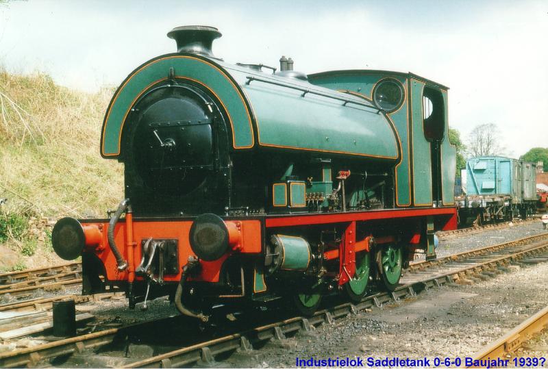 Industrielok Saddletank class 0-6-0 Baujahr 1939?
Eingestellt bei der Great Central