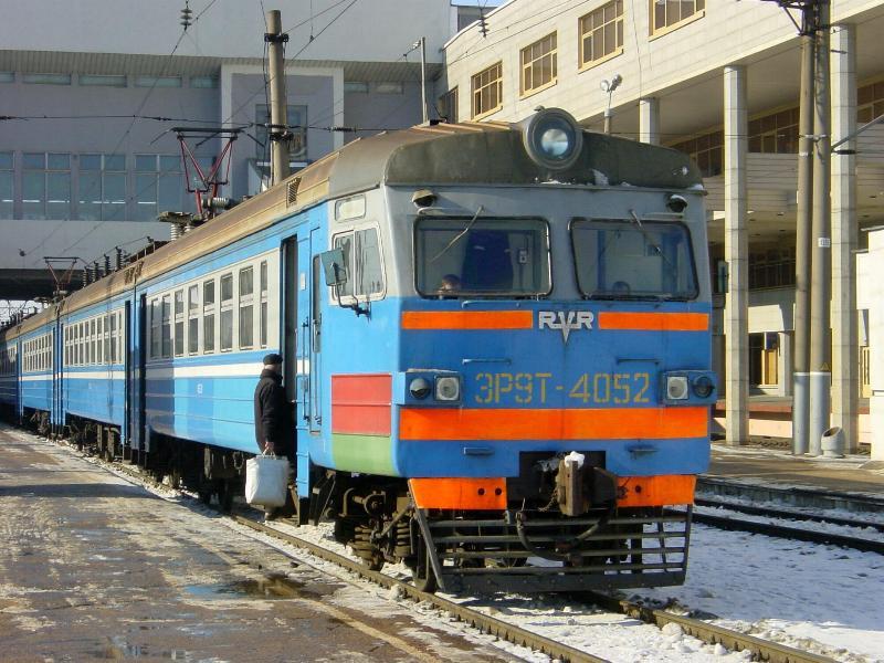 Category: Belarus Description: Train station in Minsk in February 2006