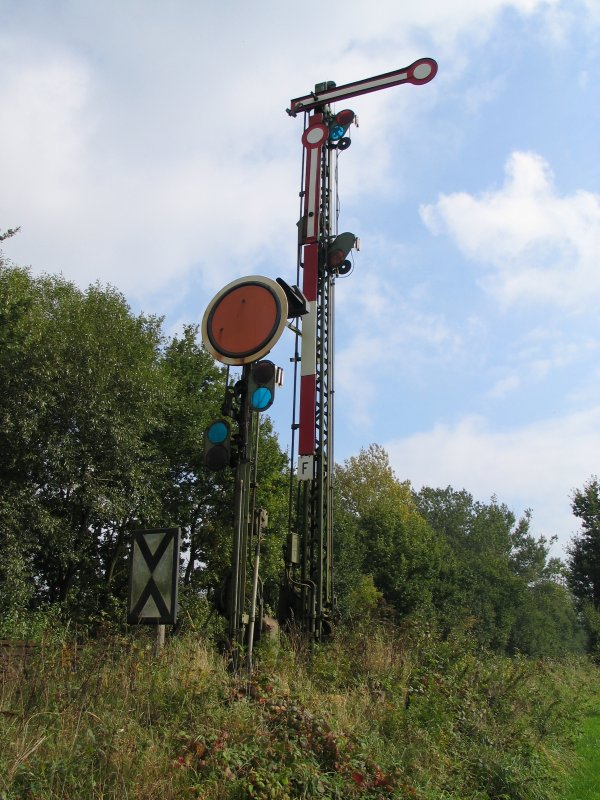 Einfahrsignal Himmelpforten. 22.09.07  