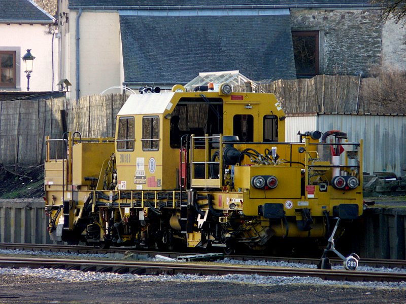 This track processing machine at the station I have photographed