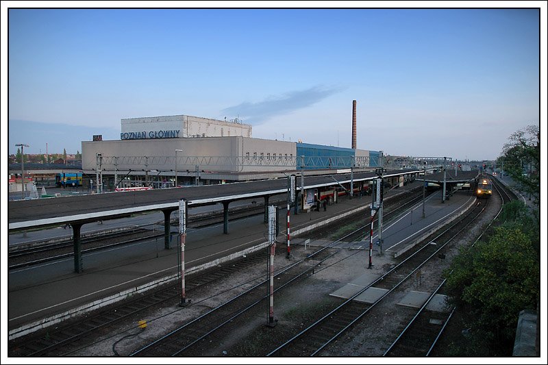 View of the station Poznan Gl., Taken on 05/01/2008. It