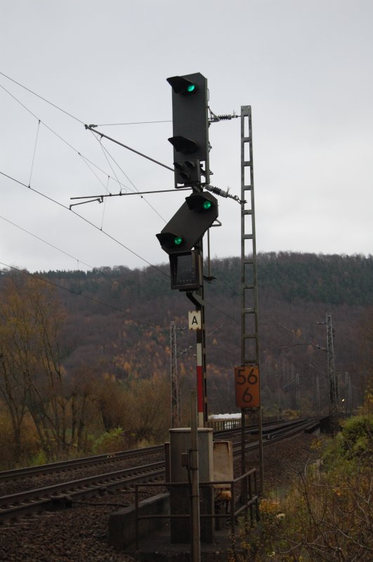 Das Einfahrsignal des Bahnhofes Freden(Leine)  
