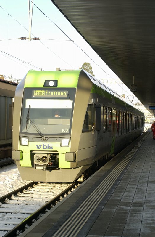 The new flagship of the BLS, the new railcars Lötschberg