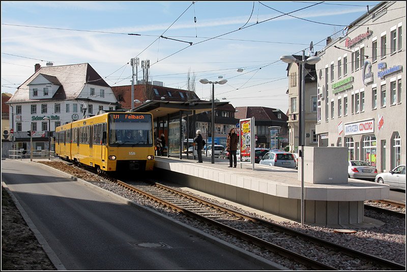 Seit Ende 2008 ist die Stuttgarter Stadtbahnlinie U1 vollst�ndig mit