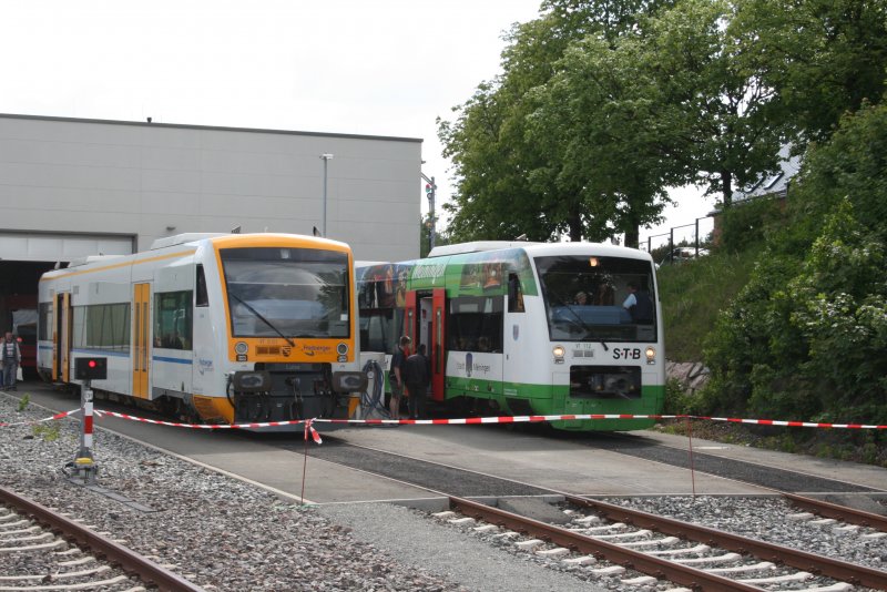 To mark the 130-year anniversary of the trail gave St.Egidien-Stollberg
