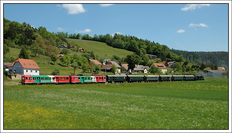 Zweite Pendelfahrt am 12.5.2008 zwischen Peggau-Deutschfeistritz und �belbach mit dem