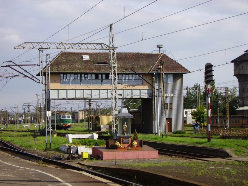 The 1 The station signal box Kedzierzyn Kozle, in the