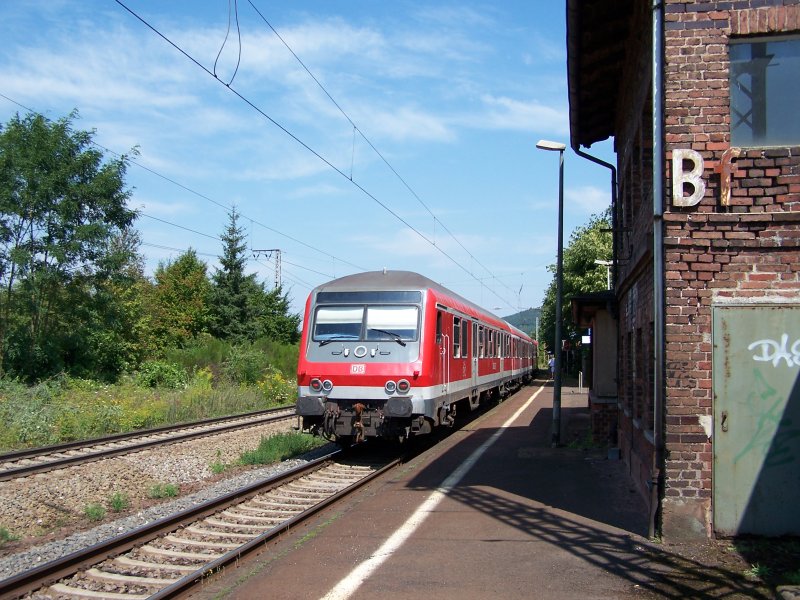RB 81 von Koblenz nach Trier h�lt am 06.08.2009 im