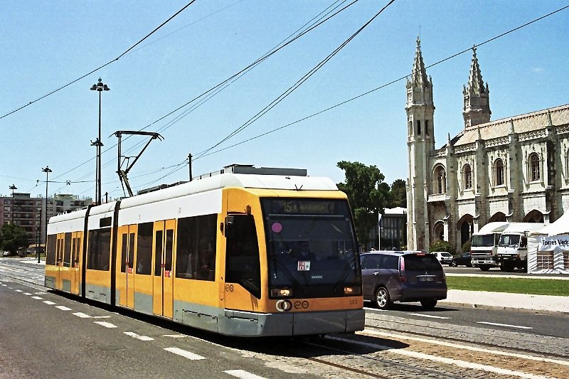 Tw 503 in Bel�m (15. Mai 2009) - Negativ-Scan -