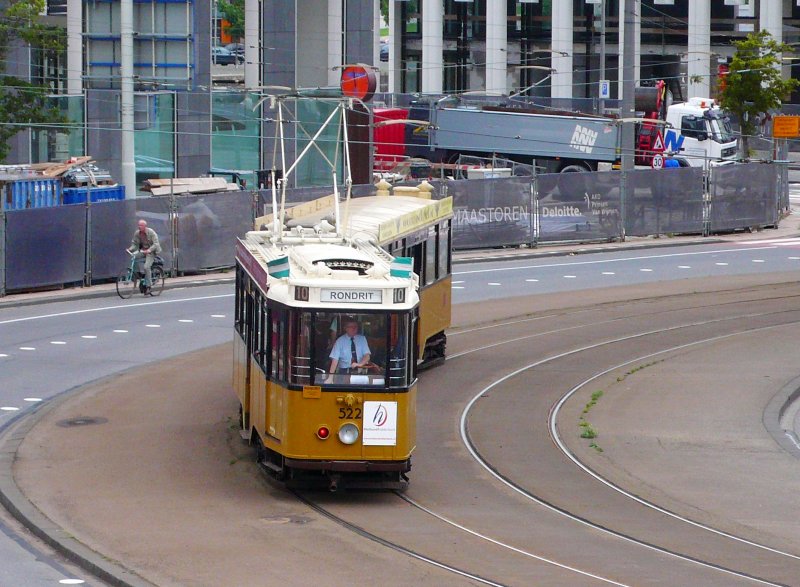  Vierasser 515 und Anh�nger 1001 auf der Linie 10 kurz