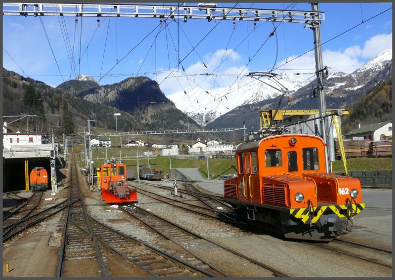 Von Schnee ist in Poschiavo nur noch in der Ferne