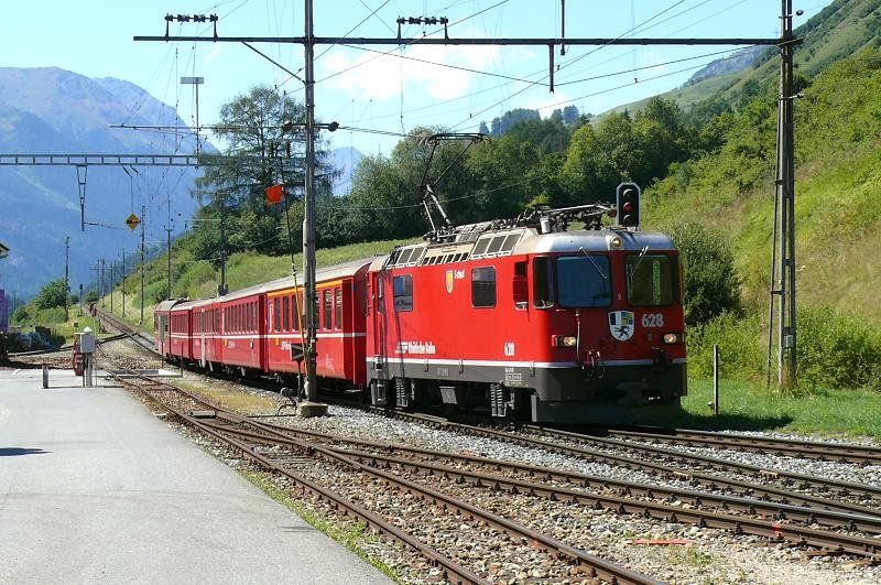 RhB - local 1940 of Pontresina to Scuol Scuol on