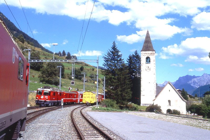 RhB - Regio Express 1248 of Scuol to Disentis on