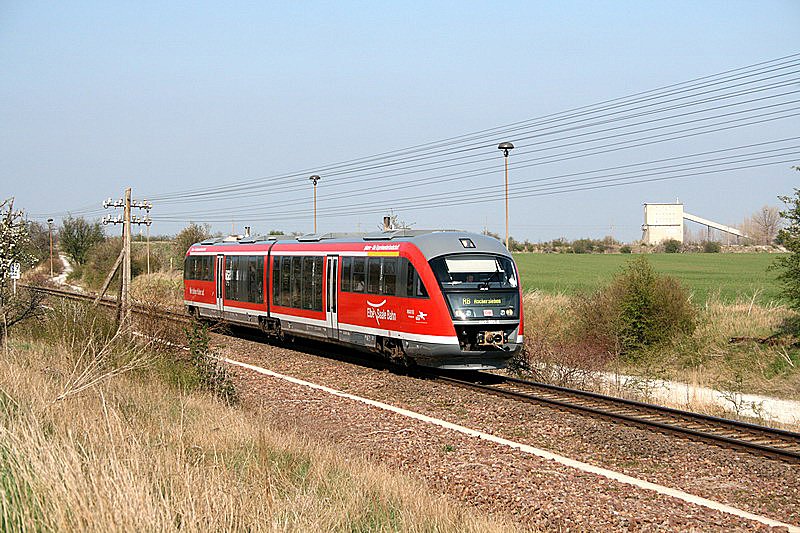 Strecke Magdeburg-Aschersleben kurz vor Stafurt ! 