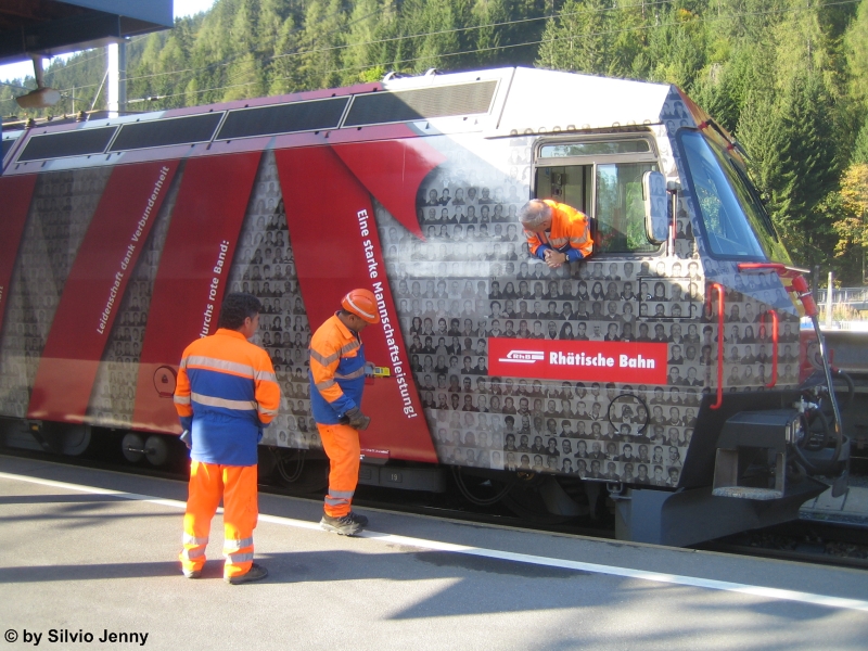 Current Pausenvertreib the RhB. 3 employees find their pictures on