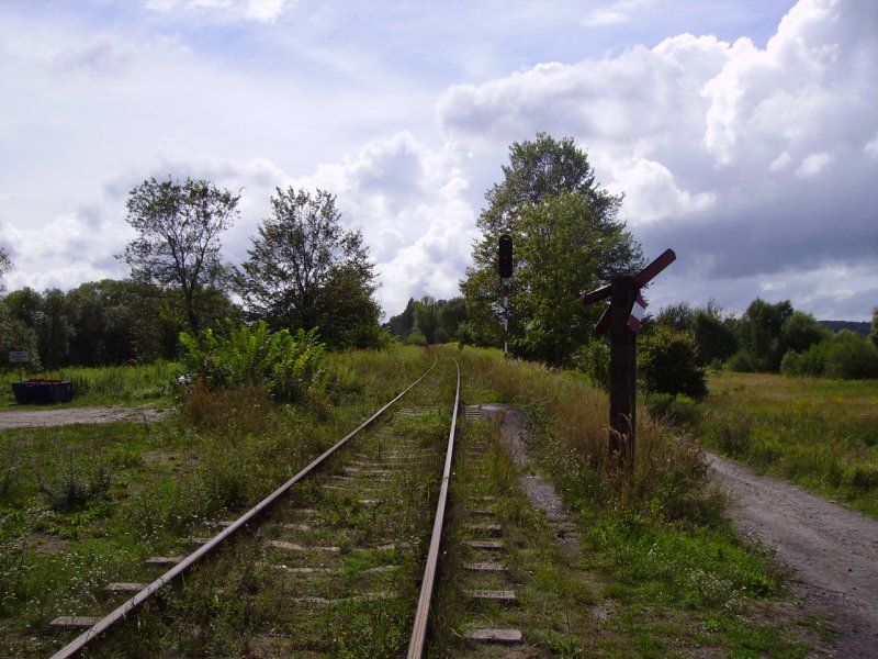 The range of Pyskowice sand track in the summer of