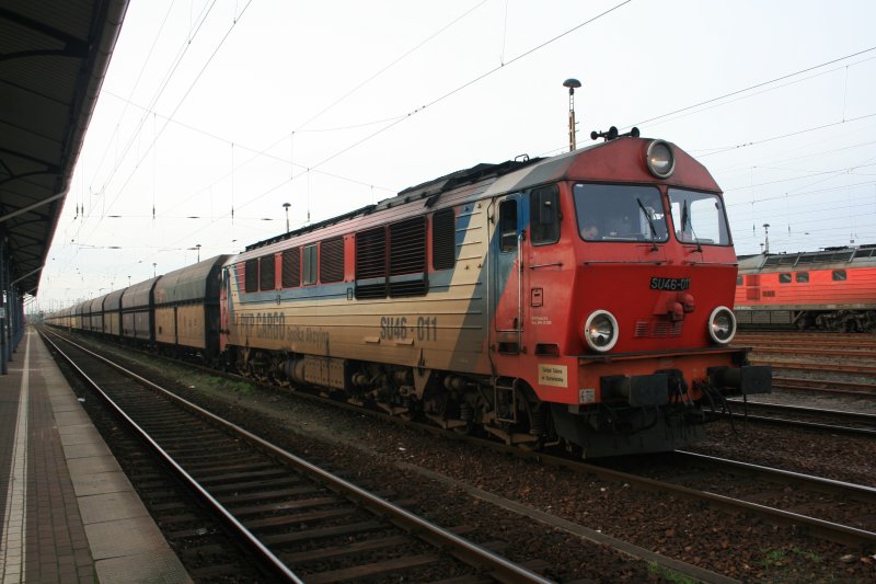 SU 46-011 am 14.11.2008 im Bahnhof Cottbus 