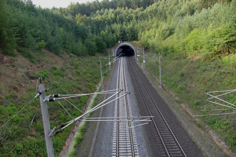 Südportal des Sulzhoftunnels nähe Kerzell.