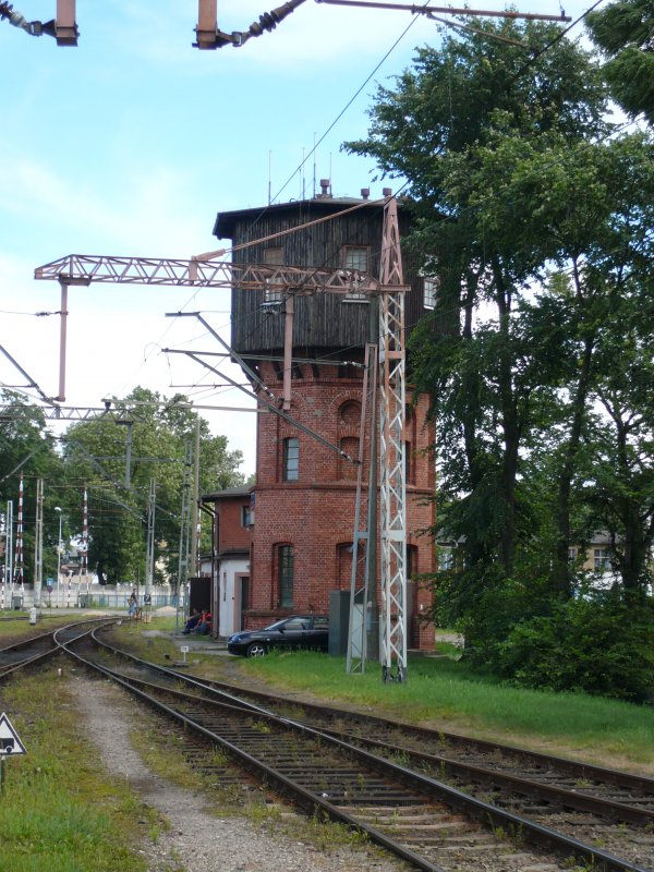The water tower of Swinoujscie on 07/24/2007 (automatically translated, Powered