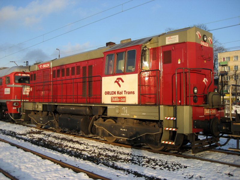 T448p-048 im Wintersonne am 25.11.2008 in Zawiercie. 
