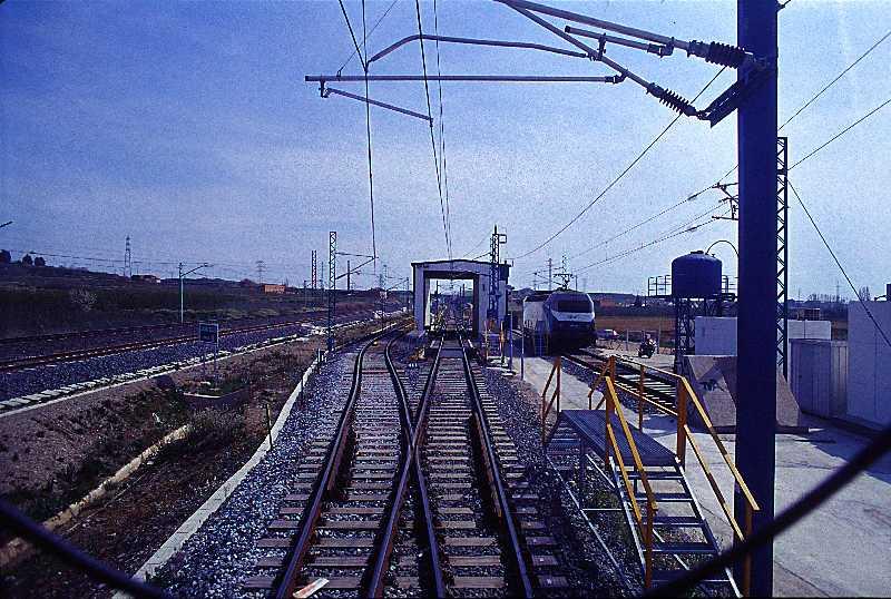 Talgo-Spurwechselanlage L�rida, Regelspurseite  