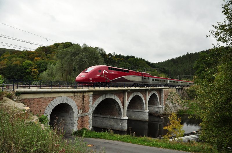 Thalys 4346 Goffontaine België October 3, 2009 (automatically translated, Powered