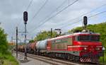 S� 363-015 zieht G�terzug durch Maribor-Tabor Richtung Norden. /17.5.2013