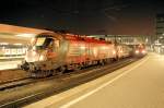 1x16-werbeloks 1116 246 am 19.09.09 am EN 463 nach Zagreb/Budapest in M�nchen Hbf