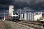 1x16-werbeloks A1 Werbetaurus 1116 280 und 1116 252 fahren mit IC 539 'Therme Nova K�flach' von Wien S�d nach Villach. 
Knittelfeld 18.04.2008
