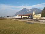 1116-280 mit Italien EC am 7.02.2009 beim Kloster Reisach  ...