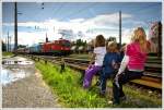 Auch den Kindern gefiel der EC 630 easybank von Villach ...