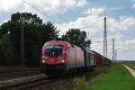 Eigentlich sollte 1116 007 an diesem Zug h�ngen als aber ...