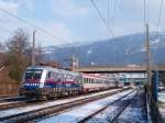 1116.250 bei der Ausfahrt ...  Dieter Kirchmayr 07.02.2012