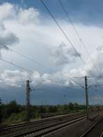 Schlechtes Wetter im Anmarsch... Maschen, 29.08.2009  ...