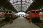Zwei Bundesbahn-Klassiker treffen sich ...  Stefan aus Bennewitz 30.11.2009