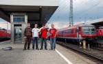 Und zu guterletzt noch das Gruppenbild vom N�rnberger Hbf.  ...
