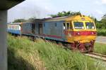 HID 4512 (Co Co , de, Hitachi, Bj.1993) f�hrt Richtung Bangkok kurz ...