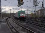 Eine belgische E-Lok im Aachener Hbf.  ...