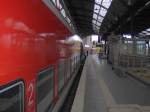 aachen Ein Personenzug im Aachener Hbf.