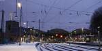 aachen Aachen Hbf im Schnee 20.12.09