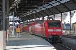 aachen 146 020-3 mit dem RE1 'NRW-Express' (10119) nach Hamm im Aachener Hbf 7.3.10
