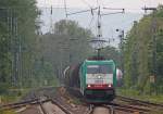 2824 der COBRA mit einem gemischten G�terzug Richtung K�ln kurz ...