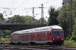aachen RE10423 aus Aachen Hbf nach Dortmund mit Schublok 111 014-7 bei der Einfahrt in Aachen-West Pbf, 20.7.10