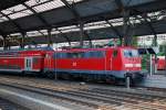 Die DB 111 111 (Wirklich) mit RE 4 nach Dortmund ...