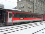 AB Appenzeller Bahnen AB - Personenwagen 2 Kl. B 294 im AB Bahnhof in St.Gallen am 10.01.2010